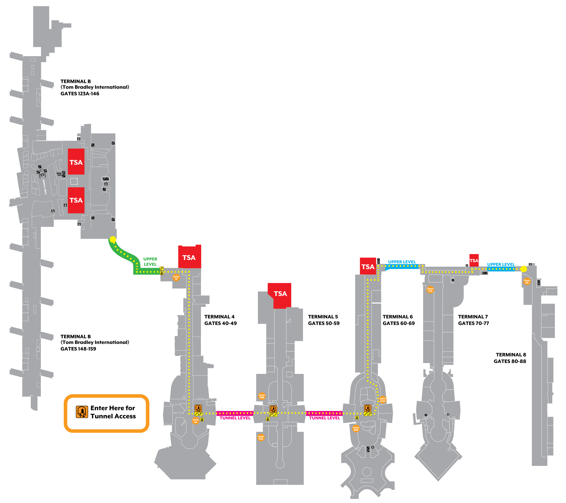 CTA South Tunnel Map